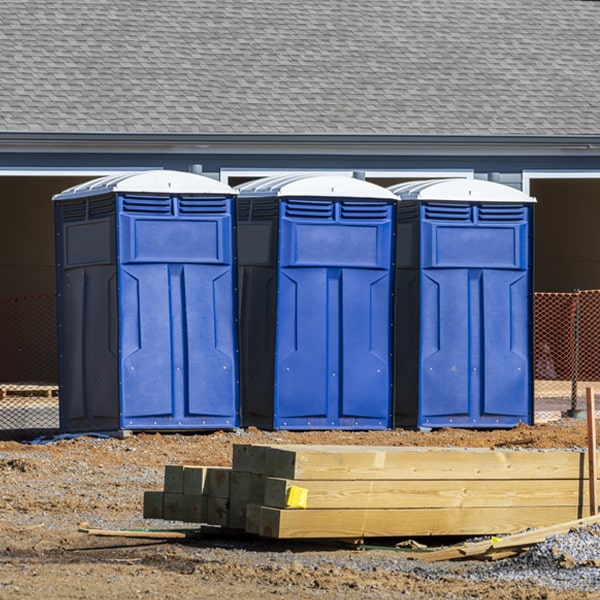 do you offer hand sanitizer dispensers inside the porta potties in Howe